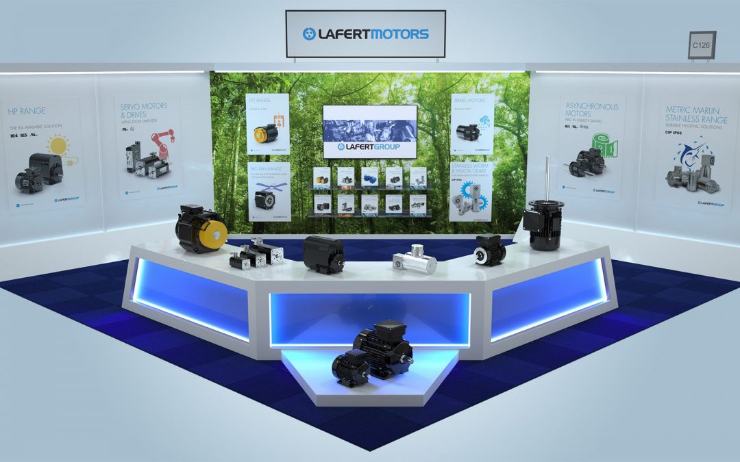 Virtually rendered products make Lafert Motors stand out at IndustryExpo